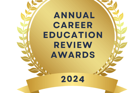 Image of graphic for annual career education review award for 2024